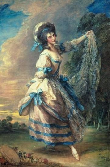 Thomas Gainsborough Portrait of Giovanna Baccelli France oil painting art